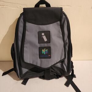 Vintage 1990s Interact Console Nintendo 64 N64 Grey Backpack